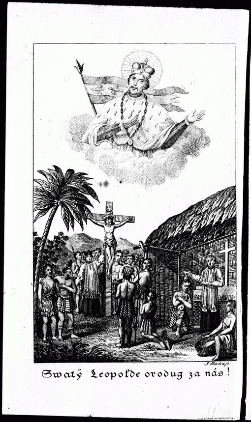 Zpráwa Založenj Leopoldinského, w Cjsařstwj Rakauském, k napomahánj katolickým Wyslancům (Missionářům) w Americe