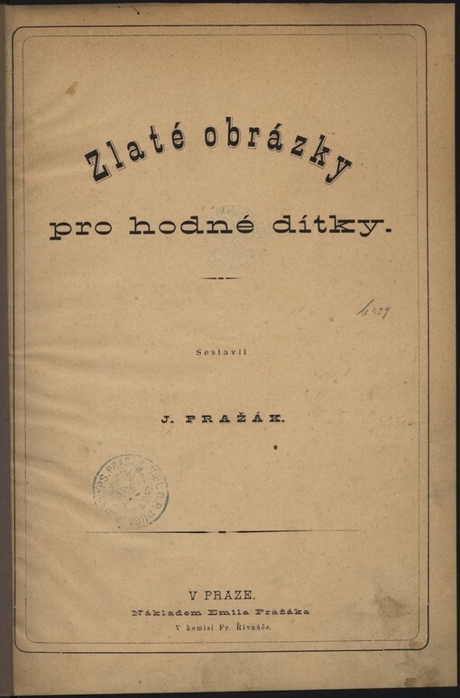 Zlaté obrázky pro hodné dítky