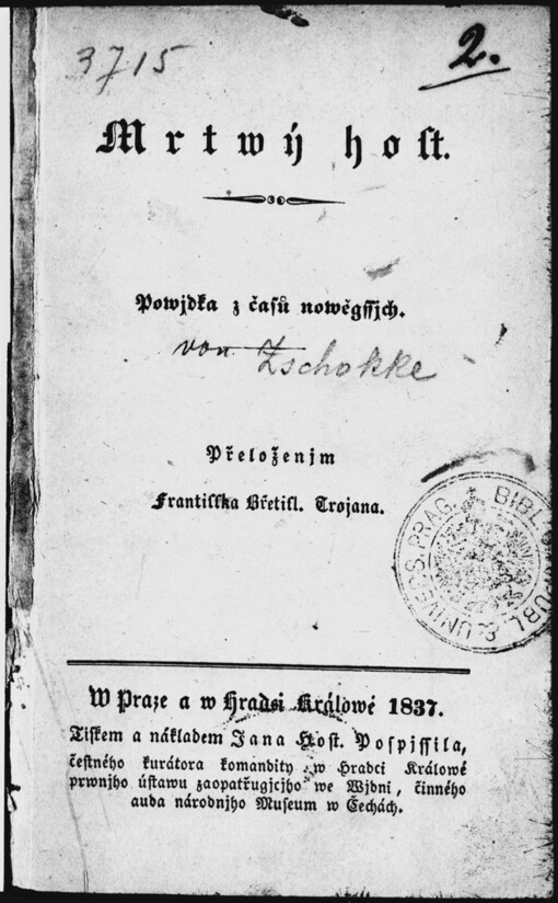 Mrtwý host: powjdka z časů nowěgssjch