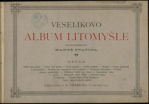 Veselíkovo Album Litomyšle