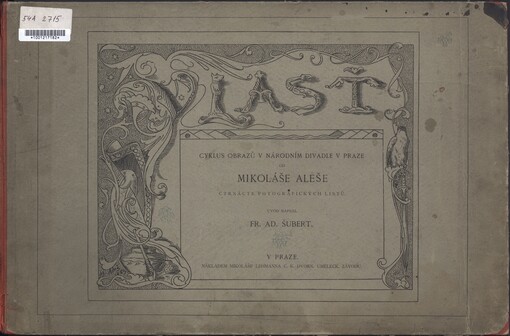 Vlasť: cyklus obrazů v Národním divadle v Praze