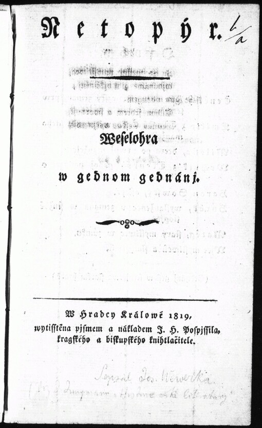 Netopýr: weselohra w gednom gednánj