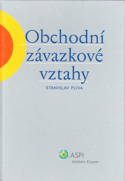 Obchodní závazkové vztahy, Vyd. 1.