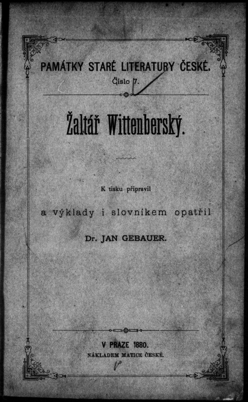 Žaltář Wittenberský