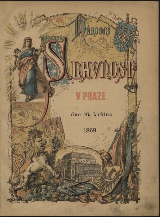 Slavnost položení základního kamena k národnímu divadlu