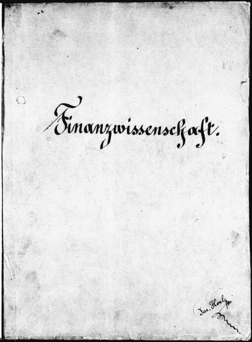 Finanzwissenschaft