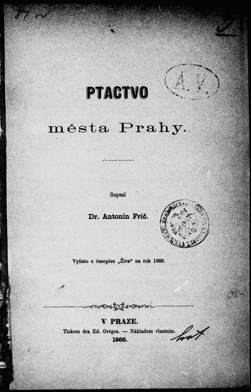 Ptactvo města Prahy