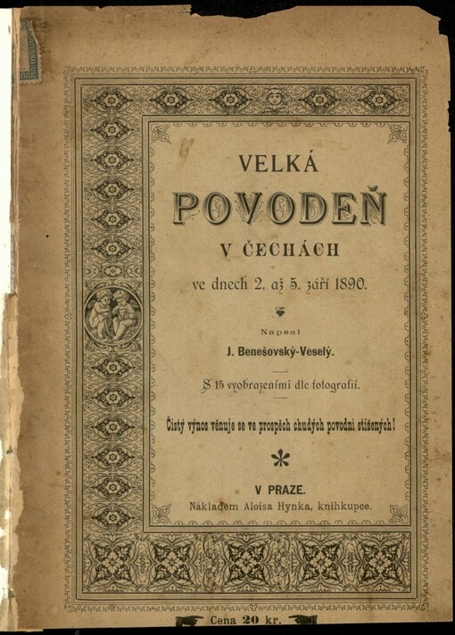 Velká povodeň v Čechách ve dnech 2. až 5. září 1890