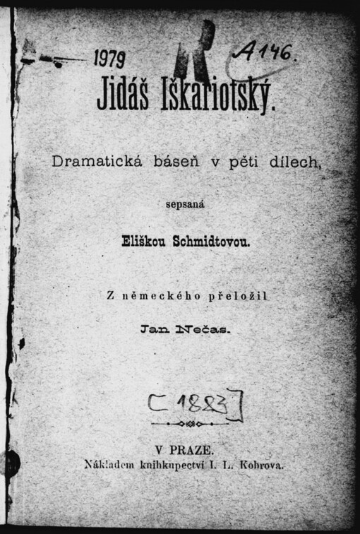 Jidáš Iškariotský: dramatická báseň v pěti dílech