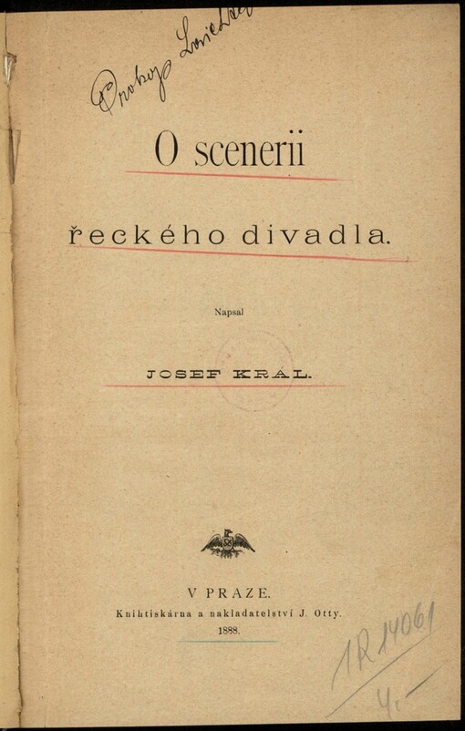 O scenerii řeckého divadla