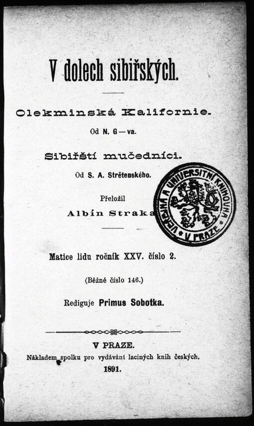 V dolech sibiřských