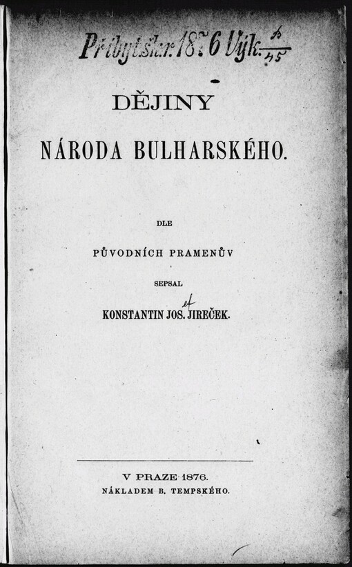 Dějiny národa bulharského