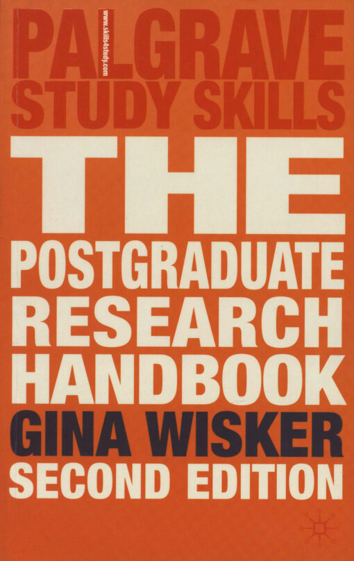 The postgraduate research handbook : succeed with your MA, MPhil, EdD and PhD