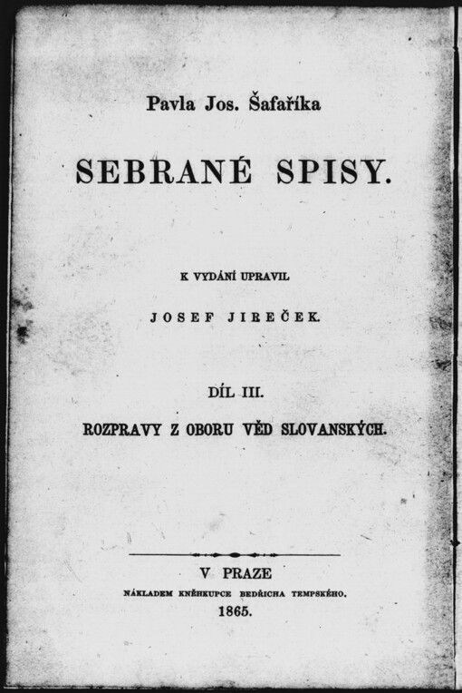 Rozpravy z oboru věd slovanských