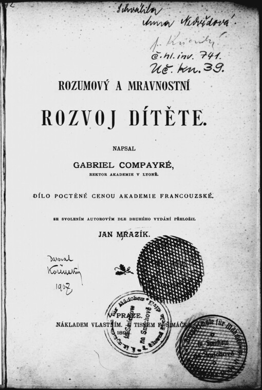 Rozumový a mravnostní rozvoj dítěte