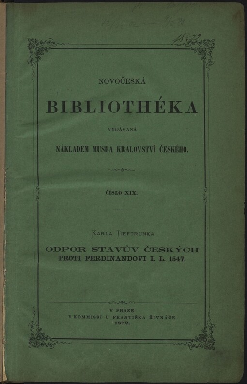 Odpor stavův českých proti Ferdinandovi I. L. 1547
