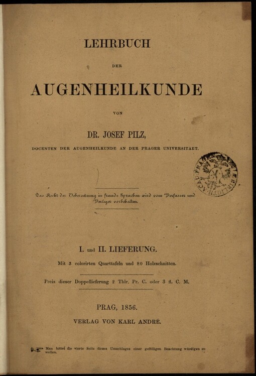 Lehrbuch der Augenheilkunde