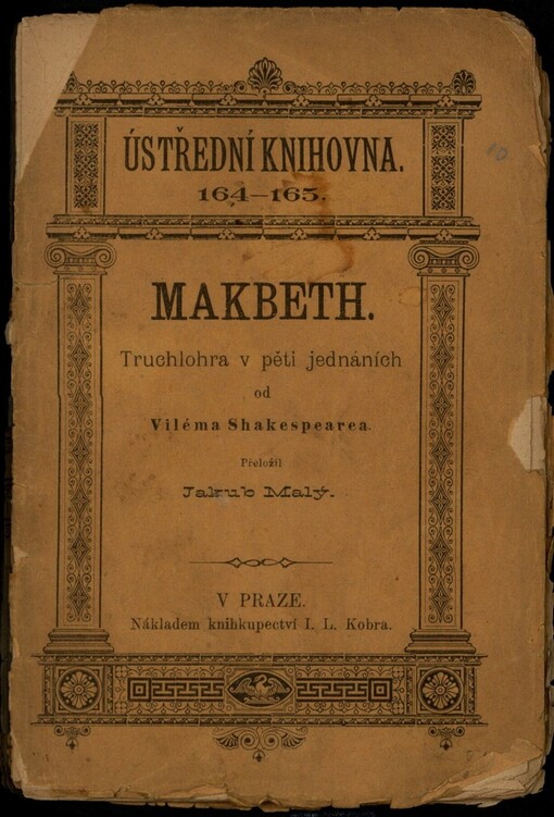 Makbeth: truchlohra v pěti jednáních