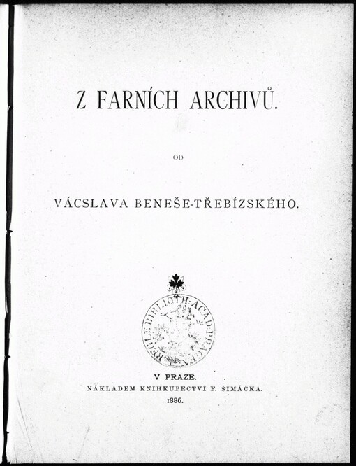 Z farních archivů