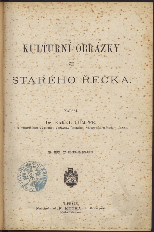 Kulturní obrázky ze starého Řecka