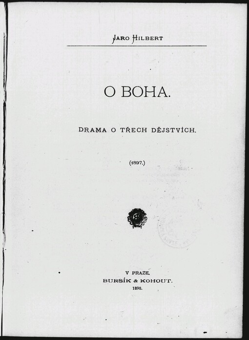 O Boha: Drama o třech dějstvích
