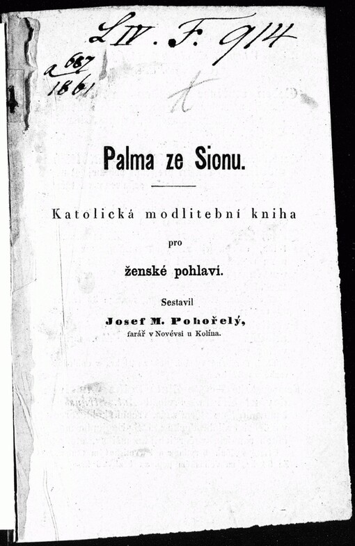 Palma ze Sionu: katolická modlitební kniha pro ženské pohlaví