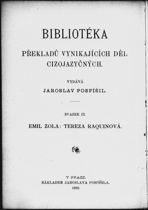 Tereza Raquinová: román