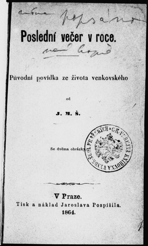Poslední večer v roce: původní povídka ze života venkovského