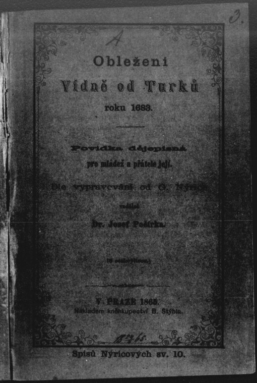 Obležení Vídně od Turků roku 1683: povídka dějepisná pro mládež a přátele její