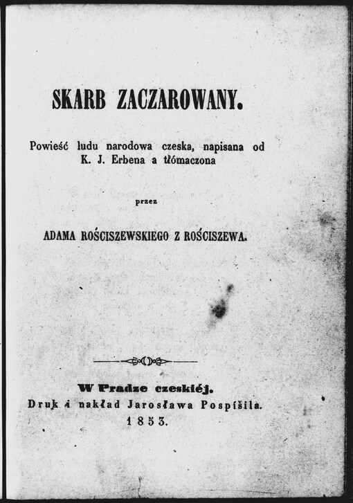 Skarb zaczarowany: powieść ludu narodowa czeska