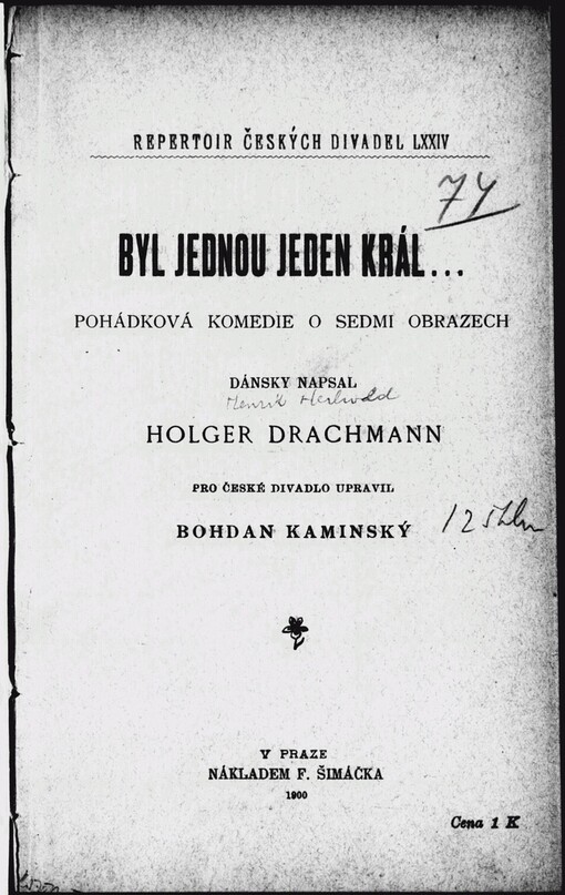 Byl jednou jeden král: pohádková komedie o sedmi obrazech