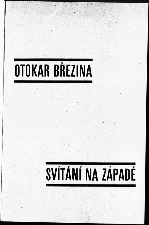 Svítání na západě