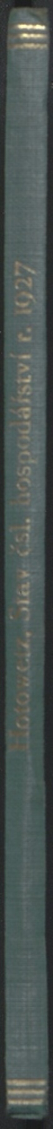 Stav československého hospodářství v roce 1927