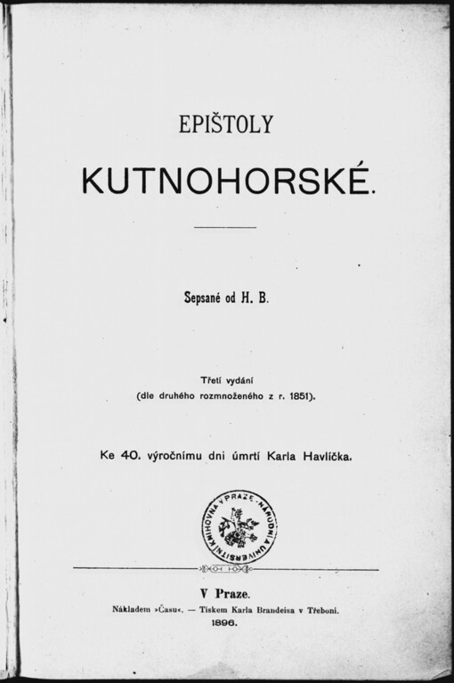 Epištoly Kutnohorské