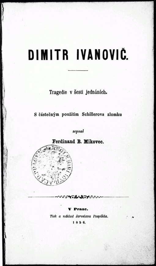 Dimitr Ivanovič: Tragedie v 6 jednáních