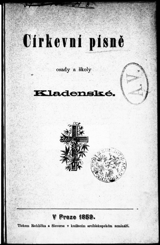 Církevní písně osady a školy Kladenské