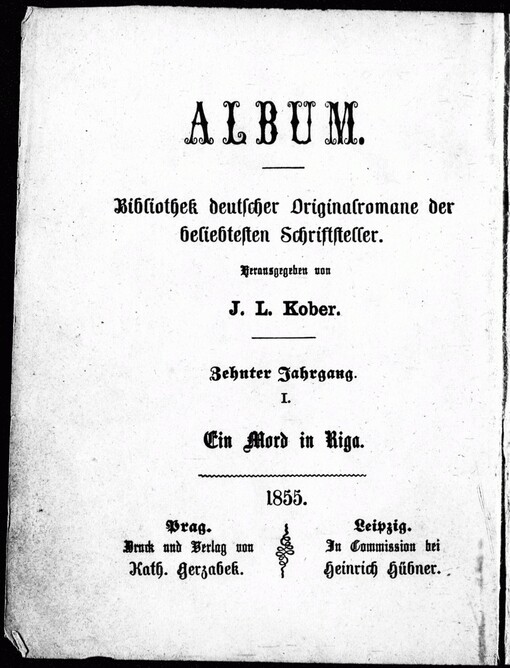 Ein Mord in Riga: Erzählung