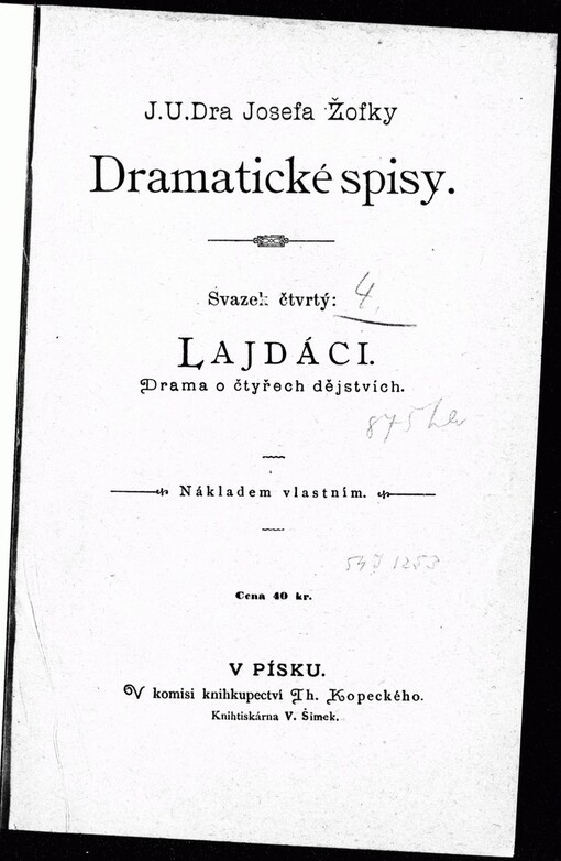 Lajdáci: drama o čtyřech dějstvích