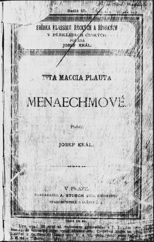 Tita Maccia Plauta Menaechmové