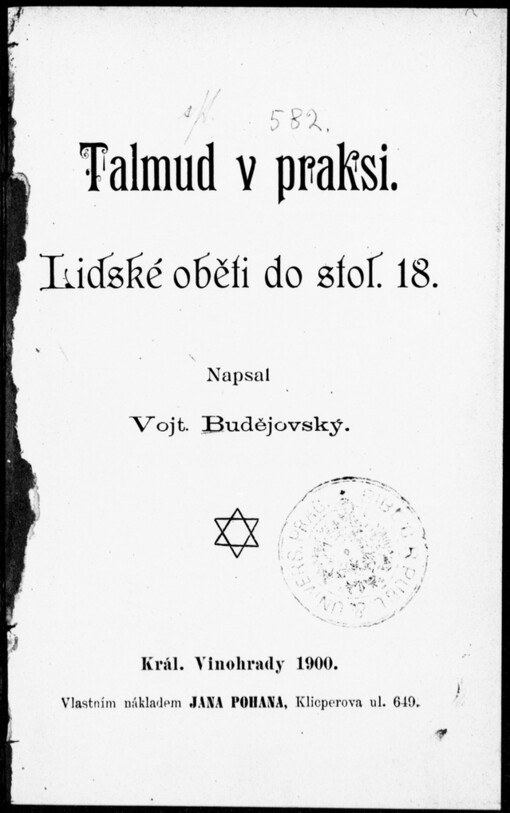 Talmud v praksi: lidské oběti do stol. 18