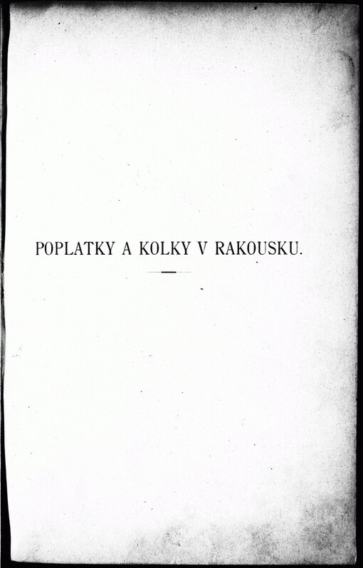 Poplatky a kolky v Rakousku