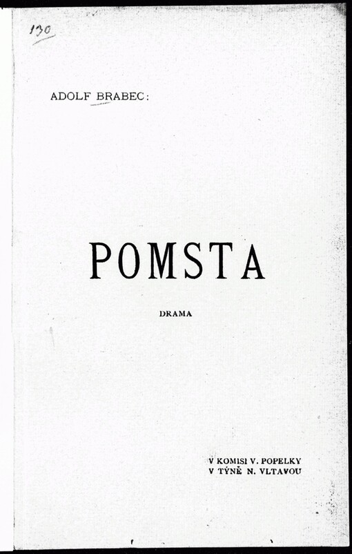 Pomsta: drama ve 3 jednáních