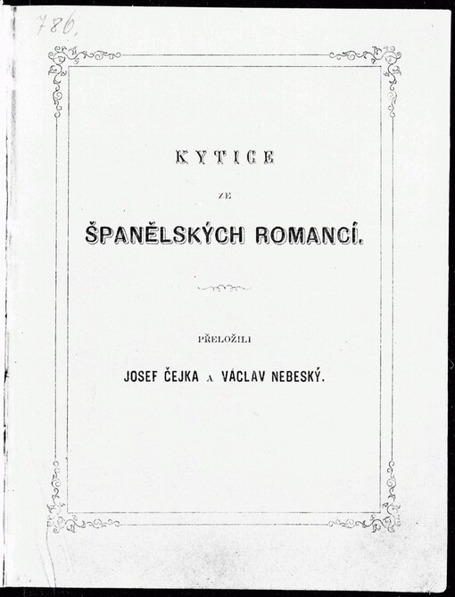Kytice ze španělských romancí