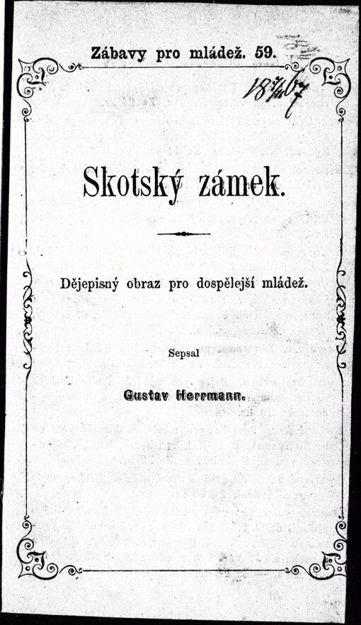 Skotský zámek: dějepisný obraz pro dospělejší mládež