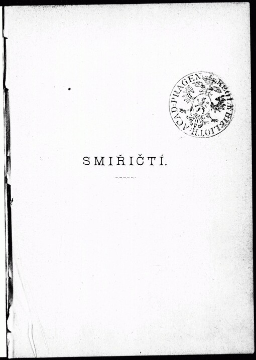 Smiřičtí: Historické drama o 4 jednáních