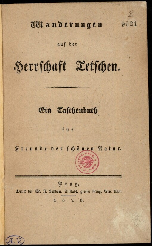 Wanderungen auf der Herrschaft Tetschen: ein Taschenbuch für Freunde der schönen Natur