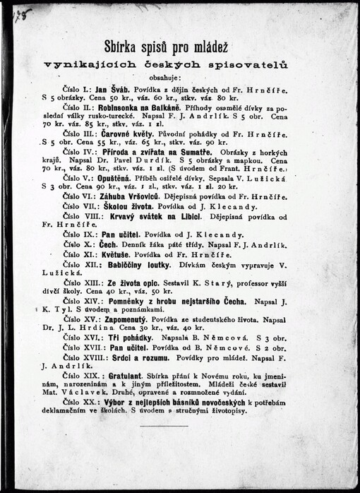 Školou života: povídka