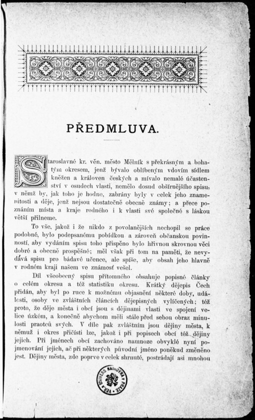 Královské věnné město Mělník a okres Mělnický