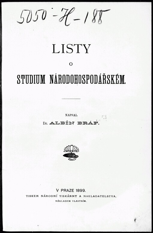 Listy o studium národohospodářském