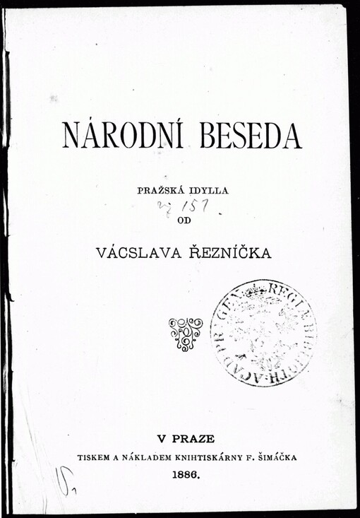 Národní beseda: pražská idylla